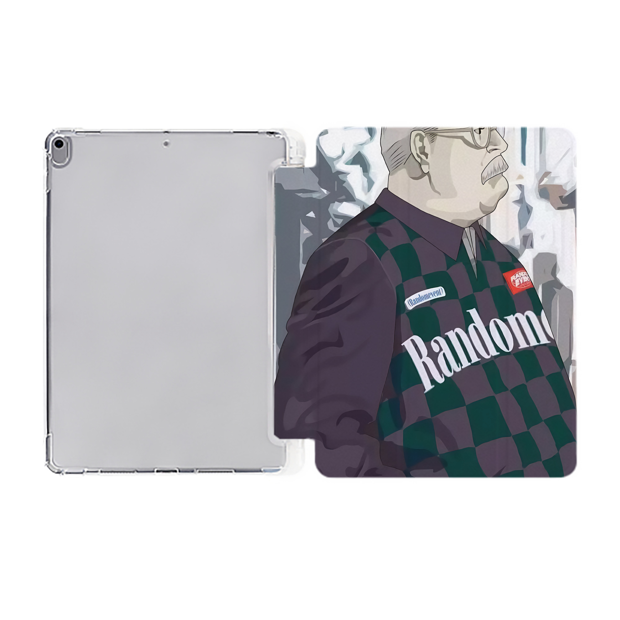 （画像用） SLAM DUNK／スラムダンク IPad ケース ペン収納付き 三つ折りスタンド PUレザー×シリコン 対応機種9.5/10.5/10.9インチ